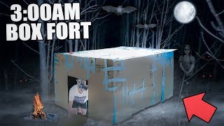 300 AM BOX FORT CHALLENGE 😱 EXTREMELY SCARY [upl. by Marquis143]