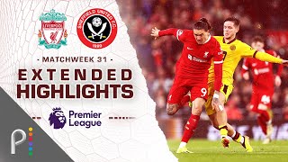 Liverpool v Sheffield United  PREMIER LEAGUE HIGHLIGHTS  442024  NBC Sports [upl. by Anilegna]