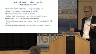 Gábor Somlyai Deuterium Depleted Water to Reduce Metastases Wien 2024 [upl. by Bradski]