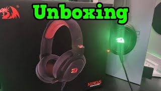 Headset GAMER REDRAGON NIREUS H399  UNBOXING [upl. by Vary]