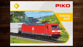 PIKO Katalog N 2023 – Modellbahn Modelleisenbahn [upl. by Nnaeed86]