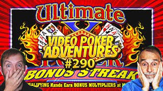 Bonus Streak  Super Double Double Bonus Video Poker Adventures 290 • The Jackpot Gents [upl. by Hersh]