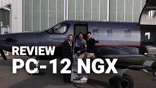 First Flight REVIEW  BRAND NEW Pilatus PC12 NGX [upl. by Arbmahs788]