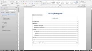 Cómo crear tablas de contenido automáticas en Word [upl. by Assyram]