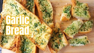 Easy Garlic Bread Recipe  French Baguette  How to make Garlic Bread [upl. by Amathiste374]