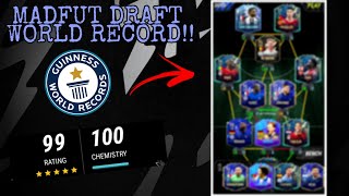 DRAFT WORLD RECORD  Madfut Draft World Record  Madfut 22 [upl. by Meekyh]