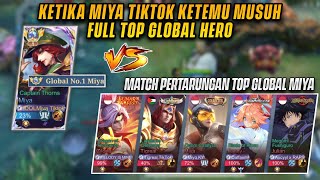 KETIKA MIYA TIKTOK KETEMU MIYA KY AXCYYL DAFFAXML amp ENONG SERU BANGET  TOP GLOBAL 1 MIYA  MLBB [upl. by Mientao]