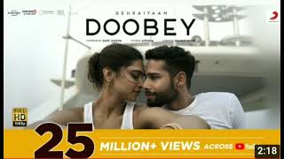 Doobey  Official Video  Gehraiyaan  Deepika Padukone new song [upl. by Hayidan]