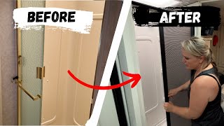 MUST HAVE RV SHOWER DOOR UPGRADE [upl. by Niarb]