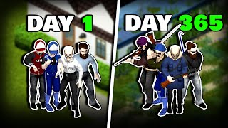 We survived a YEAR in Project Zomboid heres what happened [upl. by Harlan234]