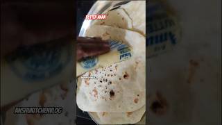 Easy Butter Naan at Home butternaan shorts short trending viral youtubeshorts telugu cooking [upl. by Coy]