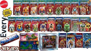 see newer video Every MOTU Origins HeMan Masters of the Universe Comparison List Eternia Mattel [upl. by Jana432]