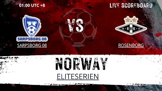 Sarpsborg 08 VS Rosenborg NORWAY Eliteserien LIVESCORE [upl. by Omor]