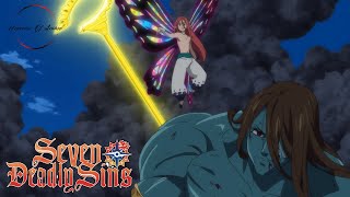 Meliodas VS Gloxinia amp Drole FULL FIGHT SCENE  Seven Deadly Sins  Nanatsu no Taizai [upl. by Assirem]