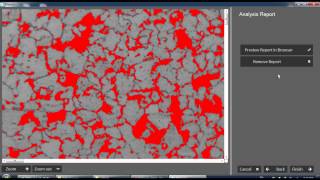 Measuring area percentage of regions Pearlite and Ferrite in a steel image [upl. by Taffy]