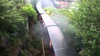 Stream Train at Trago Mills Newton Abbot [upl. by Dabney]