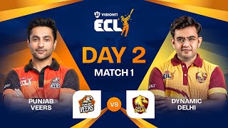 ECL  Match 3  Punjab Veers vs Dynamic Delhi  Harsh Beniwal vs Sonu Sharma [upl. by Wyndham117]