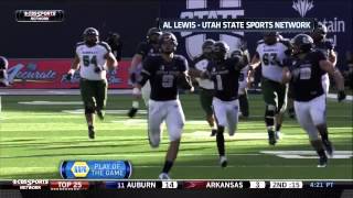 Kyler Fackrell Pick 6 Against Hawaii Al Lewis Call [upl. by Ebehp]