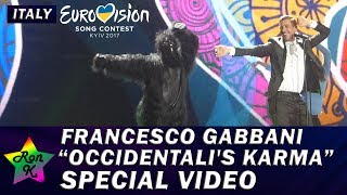 Francesco Gabbani  quotOccidentalis Karmaquot  Special Multicam video  Eurovision 2017 Italy [upl. by Ut]