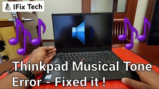 Lenovo Thinkpad Musical Tone Error at boot up  Black screen beeping error ❌ 💻 ❌ [upl. by Eugenides]