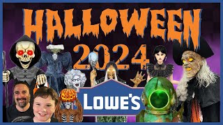 Lowes Halloween 2024 Full Animatronic Demo amp Shopping Walkthrough Code Orange Shop With Me [upl. by Atinar]