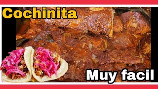 Como hacer COCHINITA PIBIL 🐷 la receta  facil y deliciosa [upl. by Shirl987]