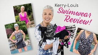 KerryLou Reviews Elegant Flattering Swimwear for Older Women [upl. by Ylagam]