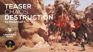 Chaos Destruction by RedefineFX  RealTime VFX Course in Unreal Engine 53  Teaser Trailer [upl. by Cammi]