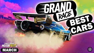 CURRENT GRAND RACE META  Motorfests FASTEST CARS in Each Class March 2024 [upl. by Ahsaekal]