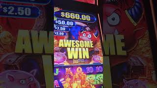 Choctaw Casino Devils Lock Awesome Win 1 [upl. by Ramak180]