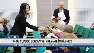 44 DE CUPLURI LONGEVIVE PREMIATE ÎN RÂMNIC [upl. by Ytak]