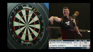 Dirk van Duijvenbode v Daryl Gurney  Last 16  Players Championship 25 [upl. by Mellins]