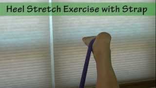 Heel Stretch Exercise with Strap [upl. by Charlet]