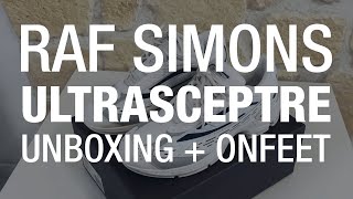 Raf Simons Ultrasceptre offwhite light grey UNBOXING  ONFEET [upl. by Garner]