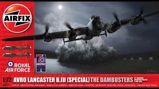 Sprue Review Airfix 172 Dambuster Lancaster BIII [upl. by Ahsaet]