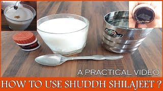 How to Use Patanjali Shudh shilajit  Practical video [upl. by Naida939]