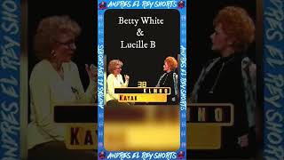 Betty White amp Lucille Ball Playing Games bettywhite lucilleball funny gameshow shortsfeed [upl. by Pontius997]