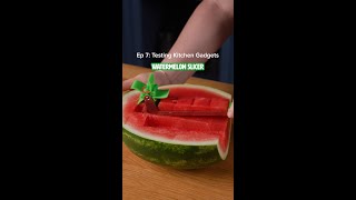 Testing Kitchen Gadgets Ep 7  Watermelon Slicer [upl. by Ynoep]