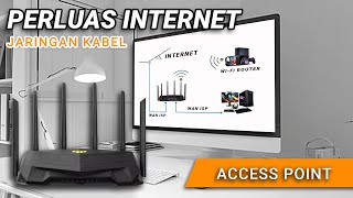 Cara Setting Router Gaming ASUS AX5400 Dengan ACCESS POINT MODE [upl. by Notnarb464]