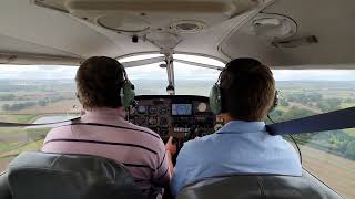 Learning to fly PA28 PPL lesson 11 flapless landing [upl. by Latsyrhk544]