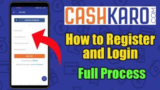 How to register in Cashkaro  Sign in and login in Cashkaro  Cashkaro app me login kaise Karen [upl. by Betthel]