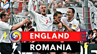 England vs Romania 23 All Goals amp Highlights  2000 UEFA EURO [upl. by Frantz615]