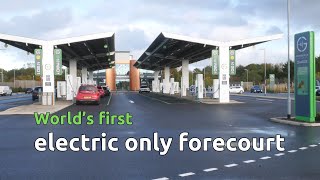 The future of EV charging The 1st of Gridserves electric only forecourts in the UK [upl. by Sadirah]