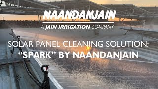 SOLAR PANEL CLEANING SOLUTION  “SPARK” BY NAANDANJAIN [upl. by Anairda]