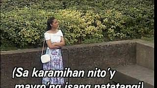 Kahit Ikay Panaginip Lang  Video Karaoke DK  Minus One [upl. by Arsi]