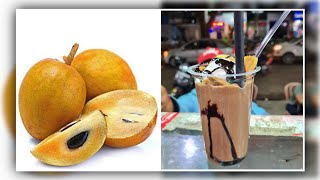 Chikoo Shake  Sapodilla Shake Recipe  Chikoo Milk Shake  Shorts [upl. by Ajax]