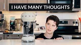 The Smeg Espresso Machine Unboxing amp Review [upl. by Rramaj]