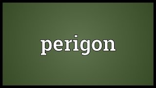 Perigon Meaning [upl. by Emilia554]