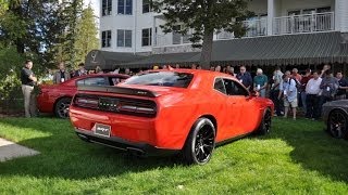 2015 Dodge Challenger SRT Hellcat Revving [upl. by Inor]