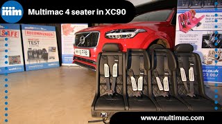 Multimac  How it all works 4 seater child seat in the Volvo XC90 [upl. by Albarran]